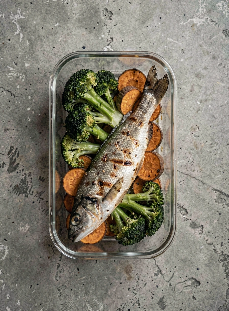 Prato equilibrado para o estilo de vida urbano